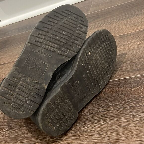 Dr. Martens Maple Zip Steel Toe Safety Shoe Slip Resistant Women's Size 7 Black - Picture 6 of 12